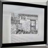 A22. “The Roost” limited edition framed print by Julie Mader. 